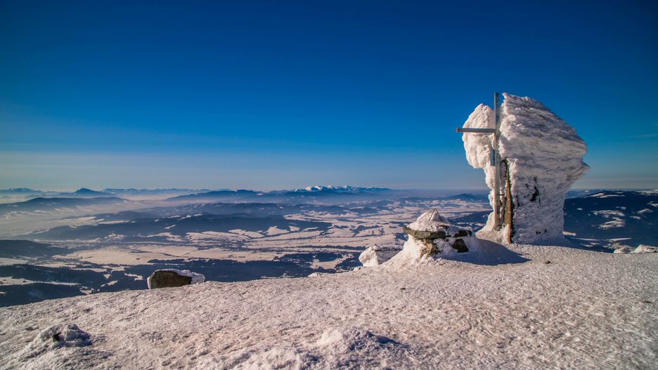 Na Babią Górę zima zawitała na dobre
