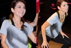 Gibka Paulina Sykut wygina się na treningu