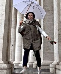 Deszczowa Wielkanoc Kingi Rusin w Rzymie