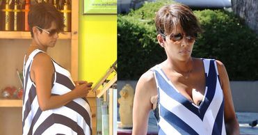 Halle Berry z ogromnym brzuchem tuż przed porodem!