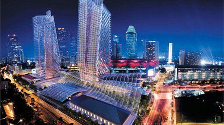 Kompleks zielonych budynków w Singapurze 1