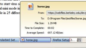 Kontroluj pobieranie plików za pomocą Download Statusbar 1