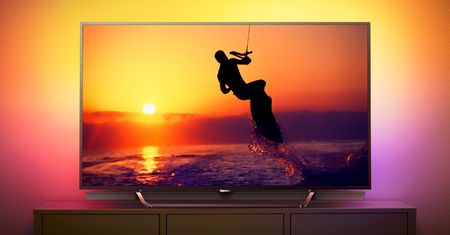 Telewizor Philips 8602 - 4K, HDR, kropki kwantowe i Ambilight