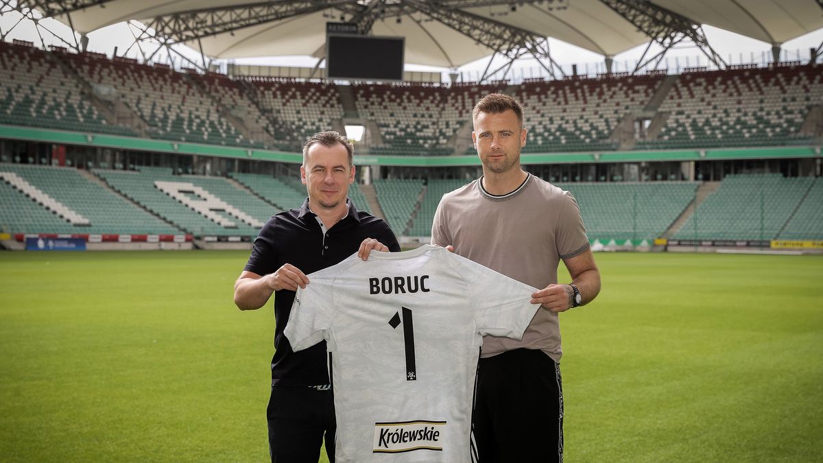 Materiały prasowe / Legia Warszawa / Na zdjęciu: Radosław Kucharski i Artur Boruc