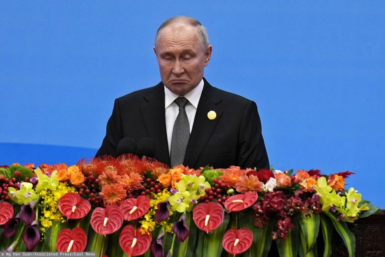Temporary
Russian President Vladimir Putin delivers a speech during the Belt and Road Forum at the Great Hall of the People in Beijing, Wednesday, Oct. 18, 2023. (AP Photo/Ng Han Guan)
Ng Han Guan