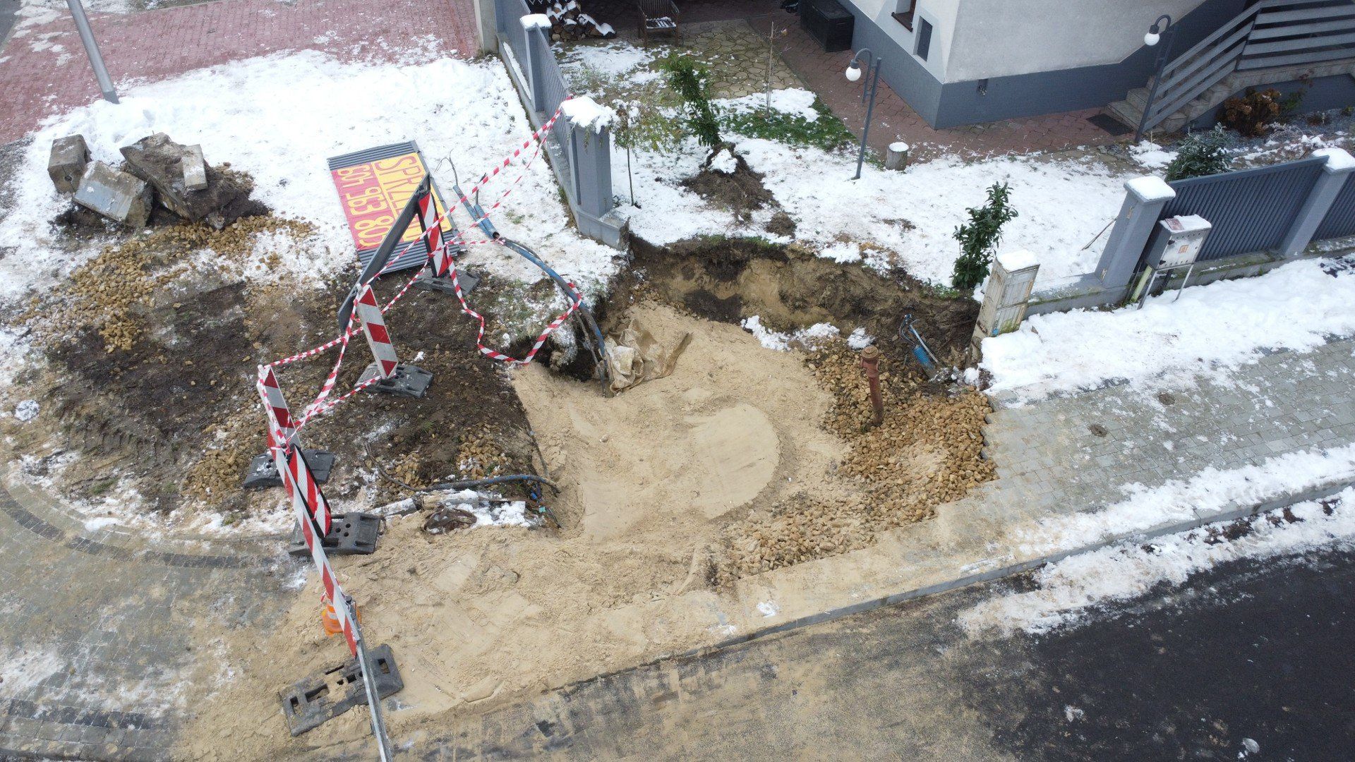 Zapadlisko w Olkuszu - 29.11.2025r.