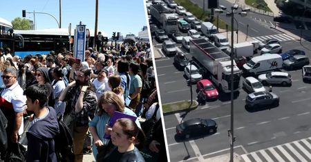 Chaos na ulicach. Są nagranie po gigantycznej awarii w Hiszpanii
