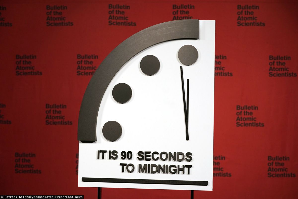 Zegar zagłady wskazuje 90 sekund do północy