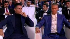 Ronaldo nie dostał prestiżowej nagrody. Kamery pokazały jego reakcję [WIDEO]