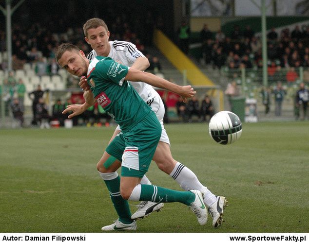 Łukasz Gikiewicz, napastnik Śląska Wrocław