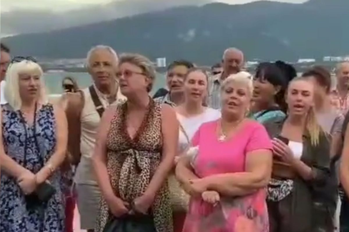 Mieszkańcom Krymu puszczają nerwy. "Dajcie wodę!"