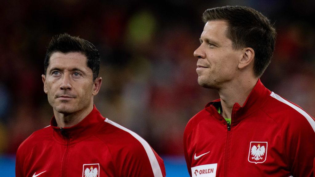 Robert Lewandowski i Wojciech Szczęsny