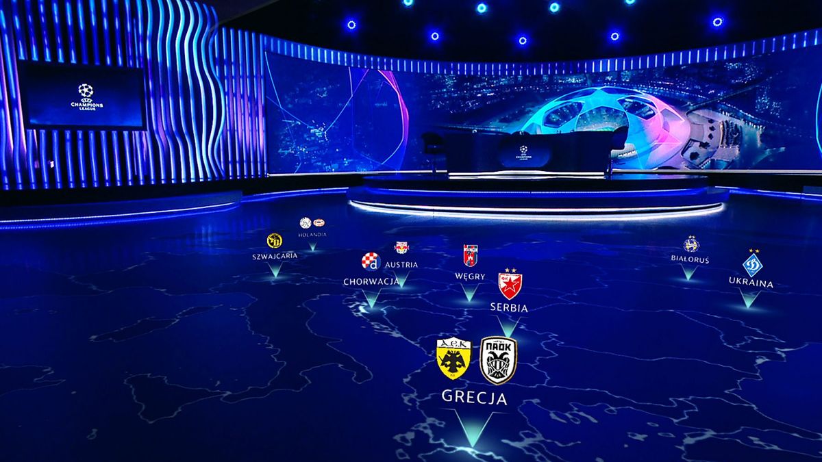 Nowe studio Polsatu Sport na Ligę Mistrzów 