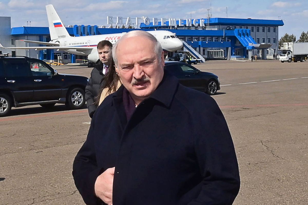 Wojna w Ukrainie. Alaksandr Łukaszenka przyleciał do Rosji 