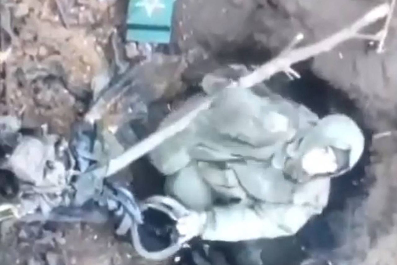 "Surprising reaction of a Russian soldier to the sight of a Ukrainian Armed Forces drone"