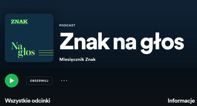 „Znak” ruszył z podcastami, na początek dwa własne cykle