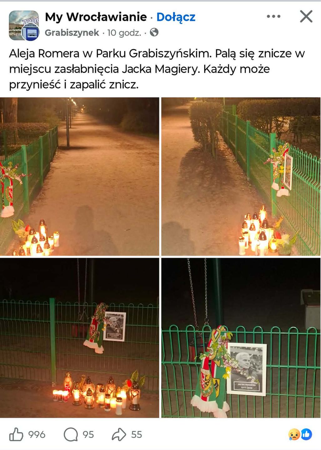 Poruszający widok w parku