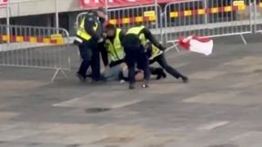 Ochrona użyła siły wobec polskiego kibica. Jest nagranie