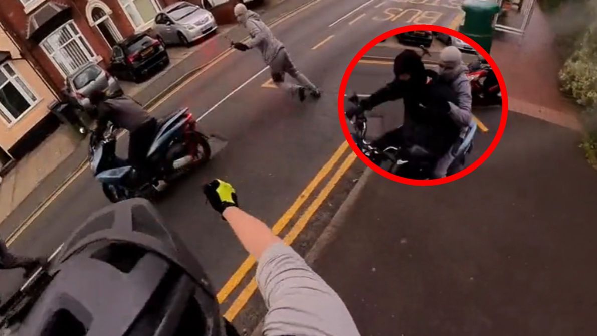 Bandyci chcieli ukraść rower Polaka. Ten spryskał ich żelem do oznaczania przestępców