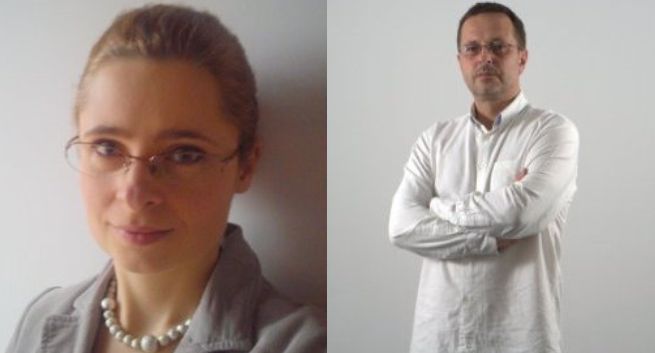 Małgorzata Tomczyk-Walczak i Jarosław Pawlak w IRCenter