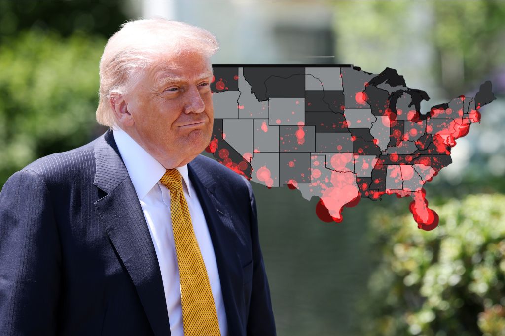 Kuriozalny wpis Białego Domu. Trump pokazuje "obcych"