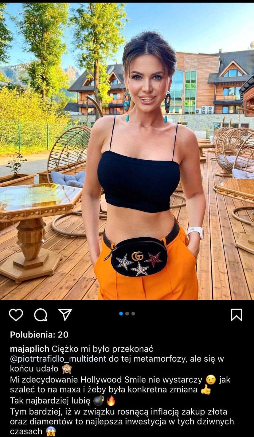 Maja Rutkowski zrobiła sobie ZŁOTE ZĘBY