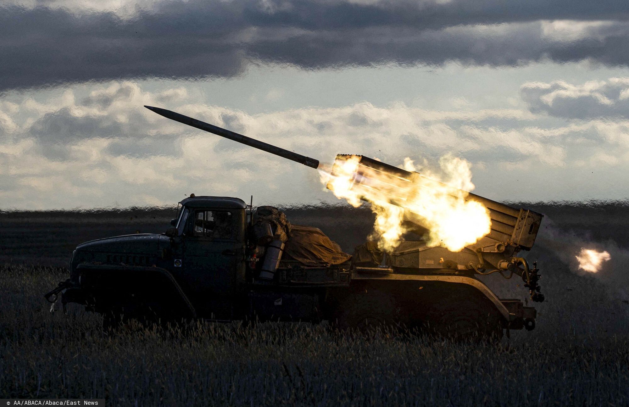 Wojna w Ukrainie - bitwa o Bachmut
BAKHMUT, DONETSK OBLAST, UKRAINE - OCTOBER 28: Russian targets are hit by grad rockets of Grad Rocket Company of the 53rd Mechanized Brigade of the Ukrainian Military forces in Bakhmut, Donetsk Oblast, Ukraine on October 28, 2022. Metin Aktas / Anadolu Agency/ABACAPRESS.COM
AA/ABACA