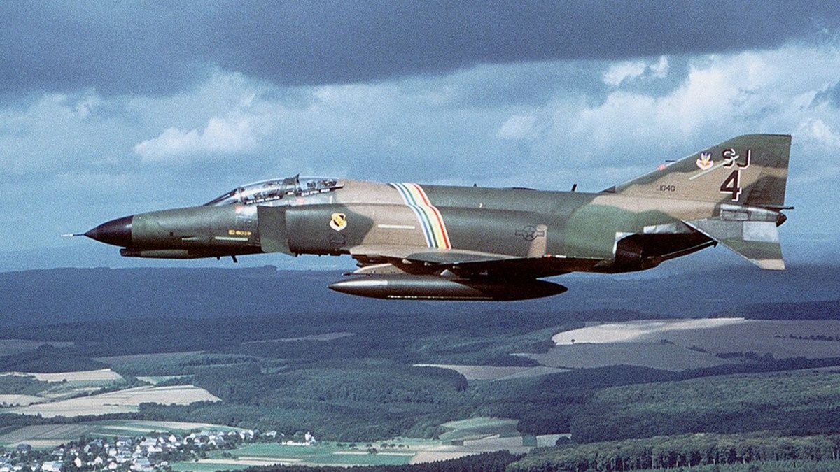 F-4E nad RFN podczas Reforger/Autumn Forge 1983. Zdjęcie poglądowe.