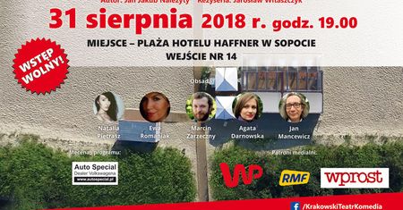 Magiczny spektakl na plaży w Sopocie