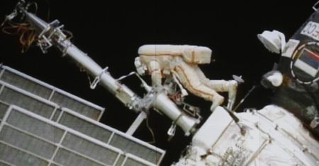 Kosmiczny spacer rosyjskich kosmonautów