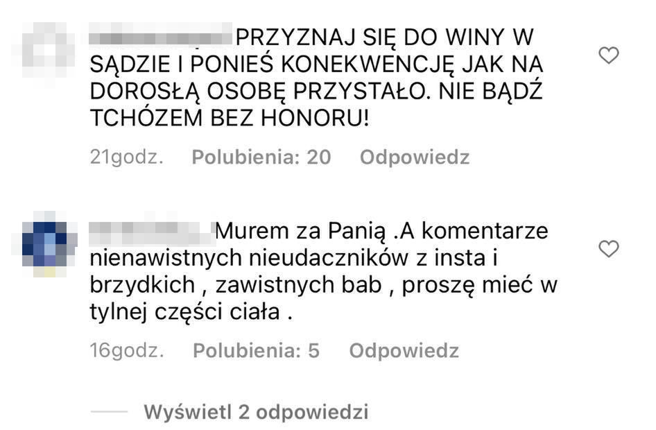 Komentarze po postawieniu zarzutów Barbarze Kurdej-Szatan