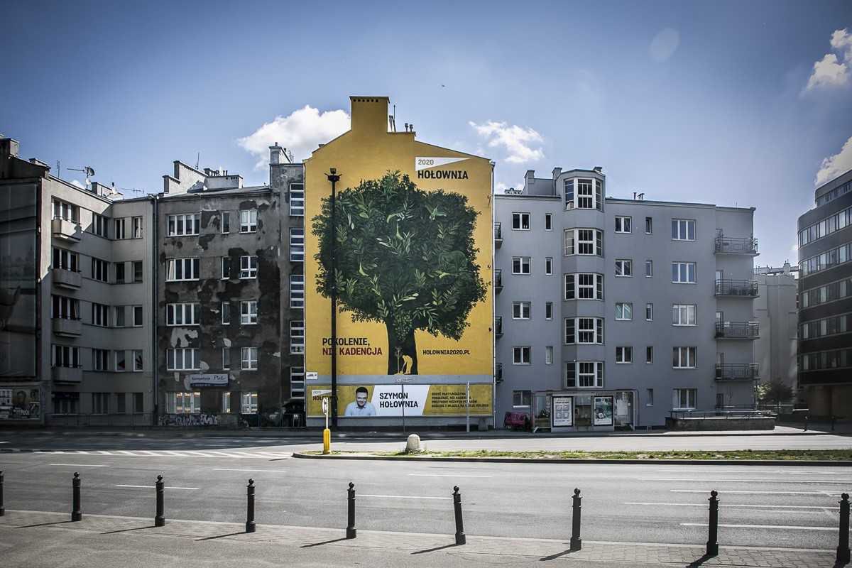 Wybory prezydenckie 2020. W Warszawie powstał ekologiczny mural