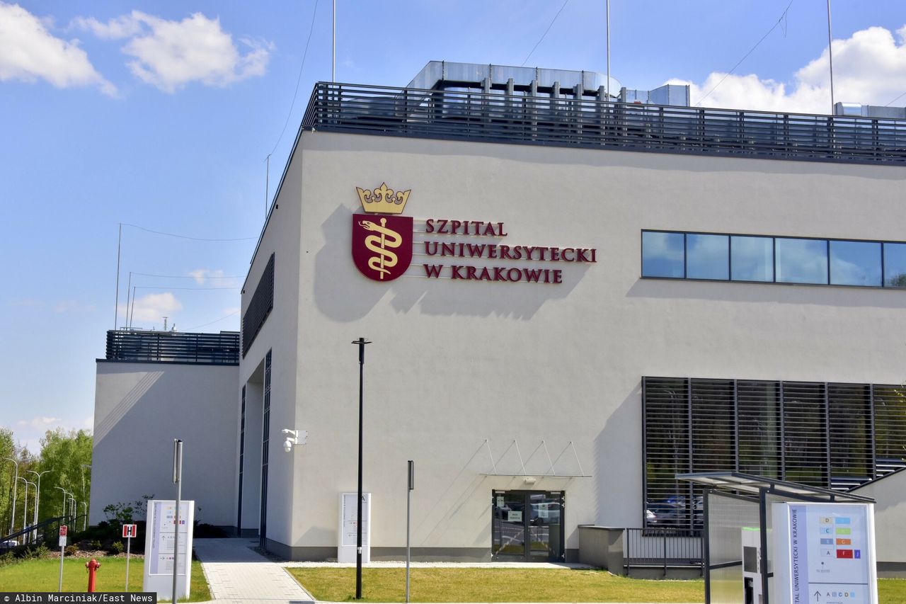 Atak nożownika w szpitalu w Krakowie. Zatrzymano napastnika