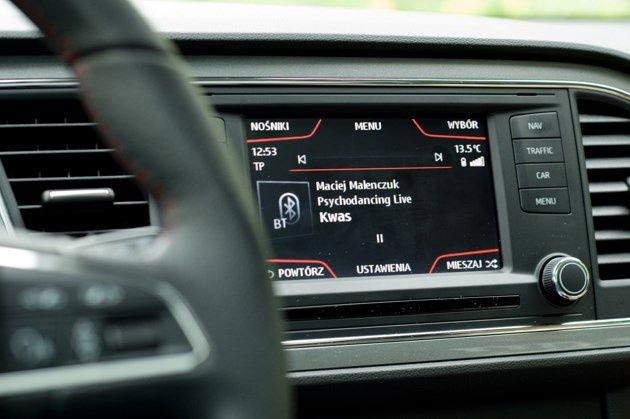 Seat Leon ST FR - wyświetlacz multimedilany