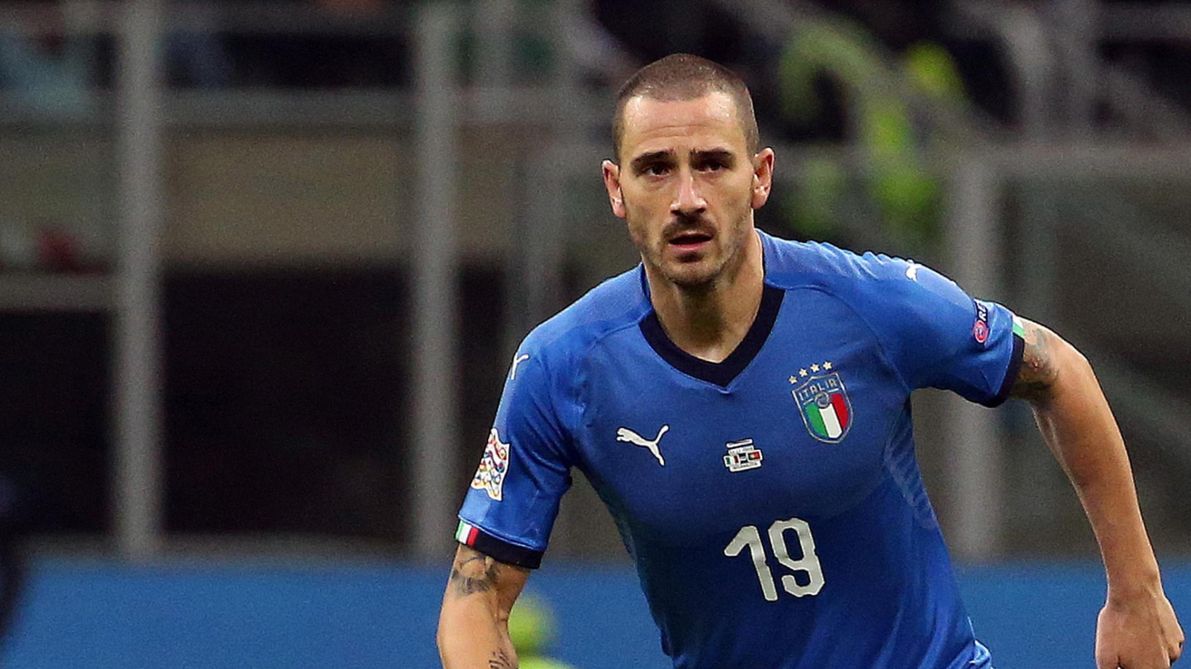 Zdjęcie okładkowe artykułu: PAP/EPA / MATTEO BAZZI / Na zdjęciu: Leonardo Bonucci podczas meczu z Portugalią w Mediolanie