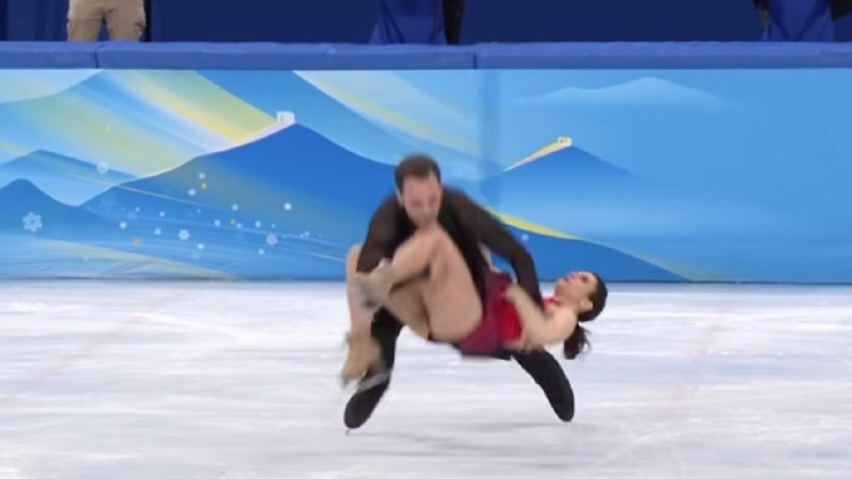 YouTube / Eurosport / Na zdjęciu: Natalia Kaliszek i Maksym Spodyriev 