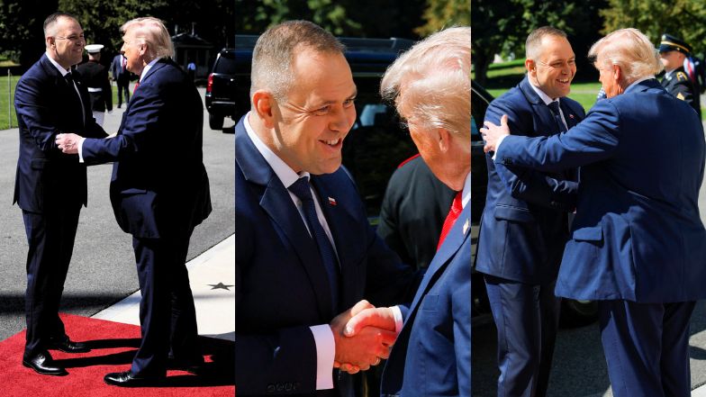 Donald Trump przywitał Karola Nawrockiego w Waszyngtonie