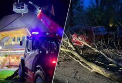 Niespokojnie w Małopolsce. Uszkodzone dachy, powalone drzewa
