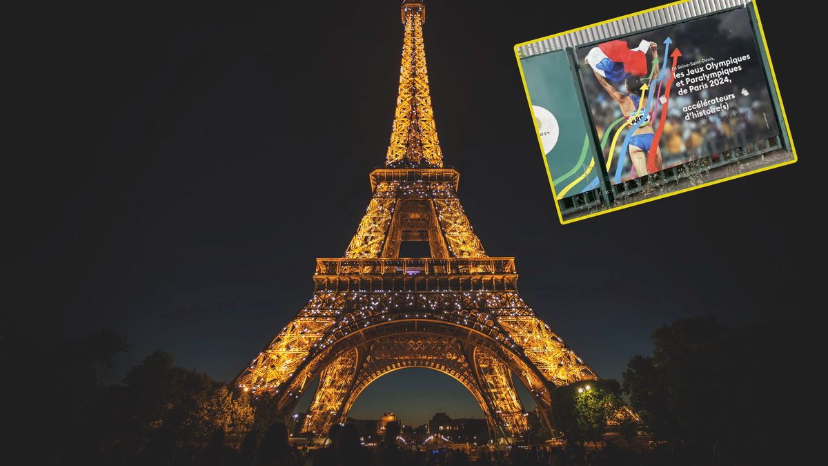 Zdjęcie okładkowe artykułu: WP SportoweFakty / Na zdjęciu: Wieża Eifffla, w prostokącie: plakat Jeleny Isinbajewej