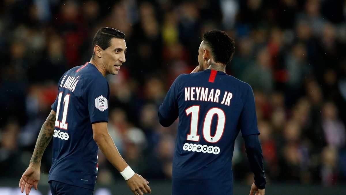 PAP/EPA / YOAN VALAT / Na zdjęciu: piłkarze Paris Saint-Germain