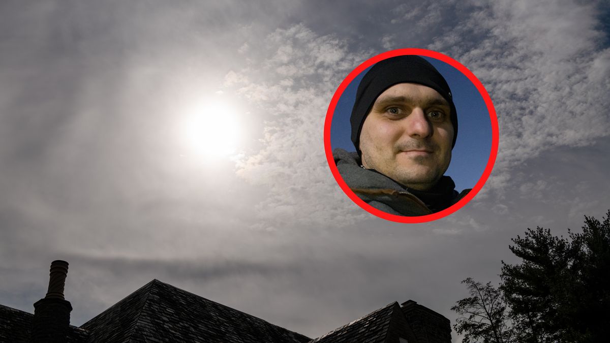 Damian Jabłeka z Planetarium Śląskiego mówi o zaćmieniu Słońca.