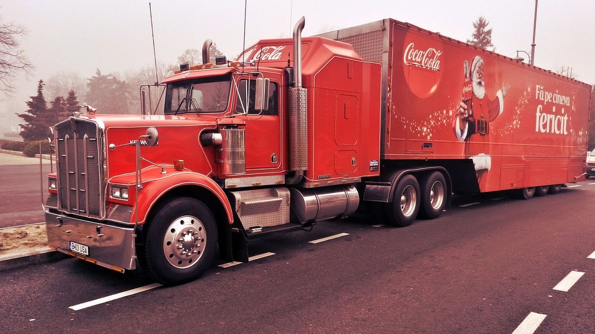 ciężarówka Coca Coli coca cola