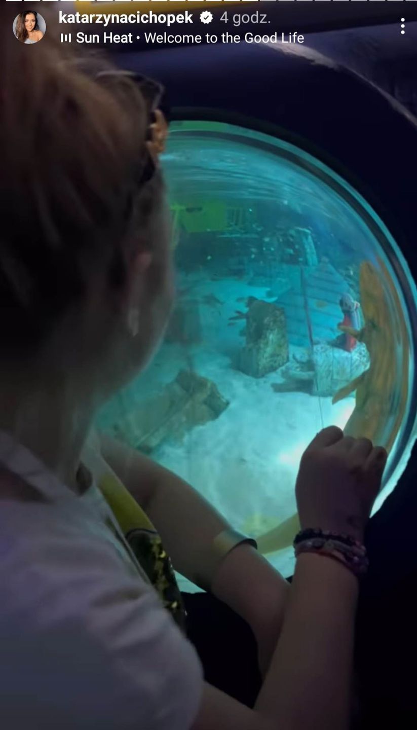 Kasia Cichopek z córką w Dubaju