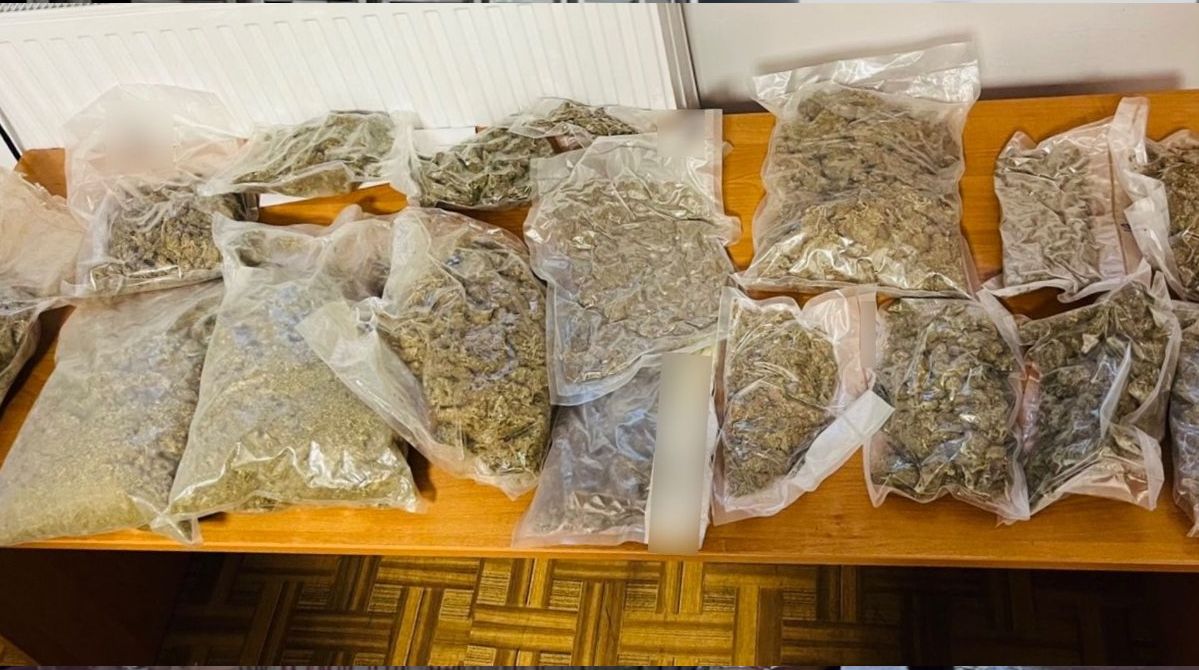 Ponad 3 kg prawdopodobnie marihuany zabezpieczone w pow. malborskim