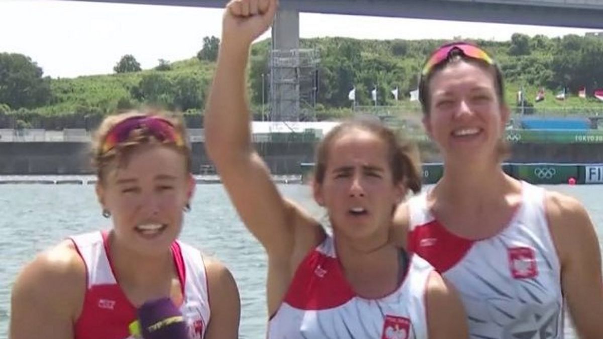 Wioślarki nie kryły swojego zadowolenia