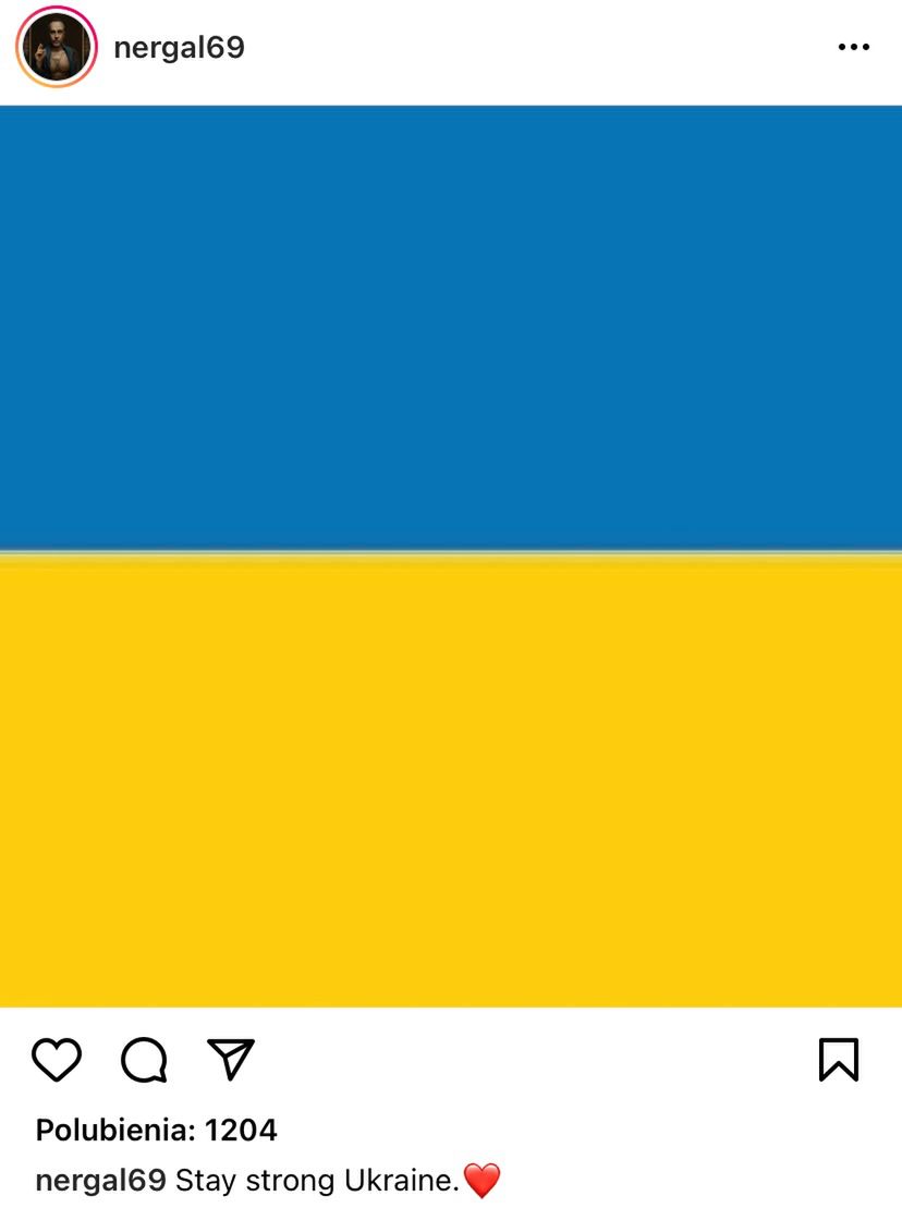 Gwiazdy solidaryzują się z Ukrainą