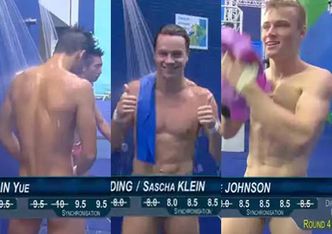 Telewizyjna wpadka na igrzyskach w Rio. Pływacy jak... gwiazdy porno! (FOTO)