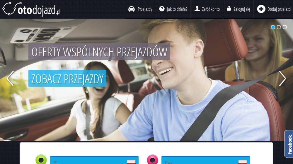 Aplikacja mobilna Otodojazd – podręczne, carpoolingowe biuro podróży 1