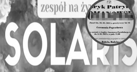 Potworna tragedia. 16-letni syn gwiazdy disco polo nie żyje