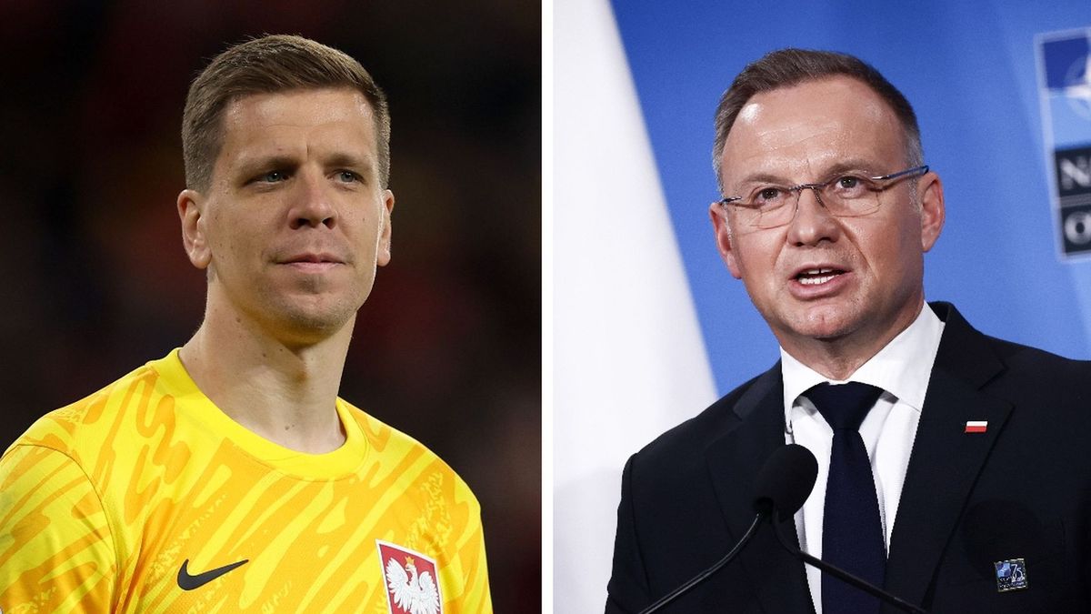 Getty Images / Na zdjęciu: Wojciech Szczęsny (Richard Heathcote/Getty Images) i Andrzej Duda (Beata Zawrzel/NurPhoto via Getty Images)